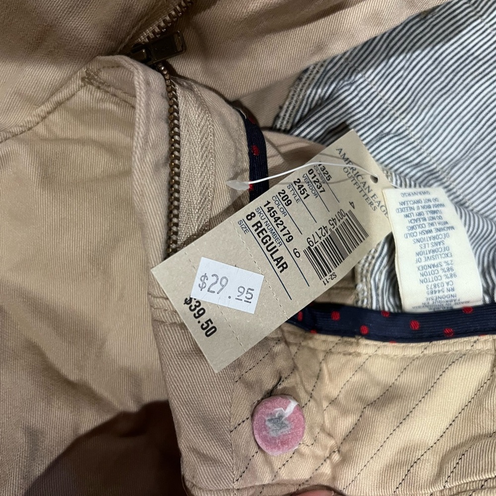 American Eagle Outfitters Women’s Khaki Chinos - Picture 4 of 7